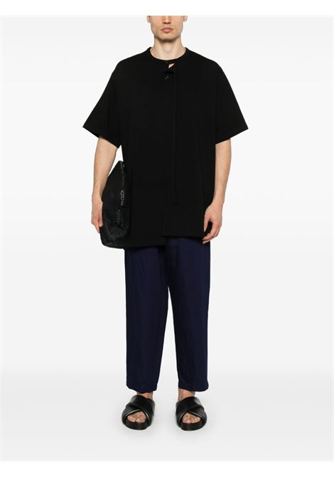Navy blue tailored trousers Yohji yamamoto - men YOHJI YAMAMOTO | HPP090041